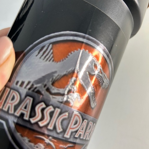 Vintage JURASSIC Park Cup with Straw Universal Studios Hollywood - Picture 3 of 14